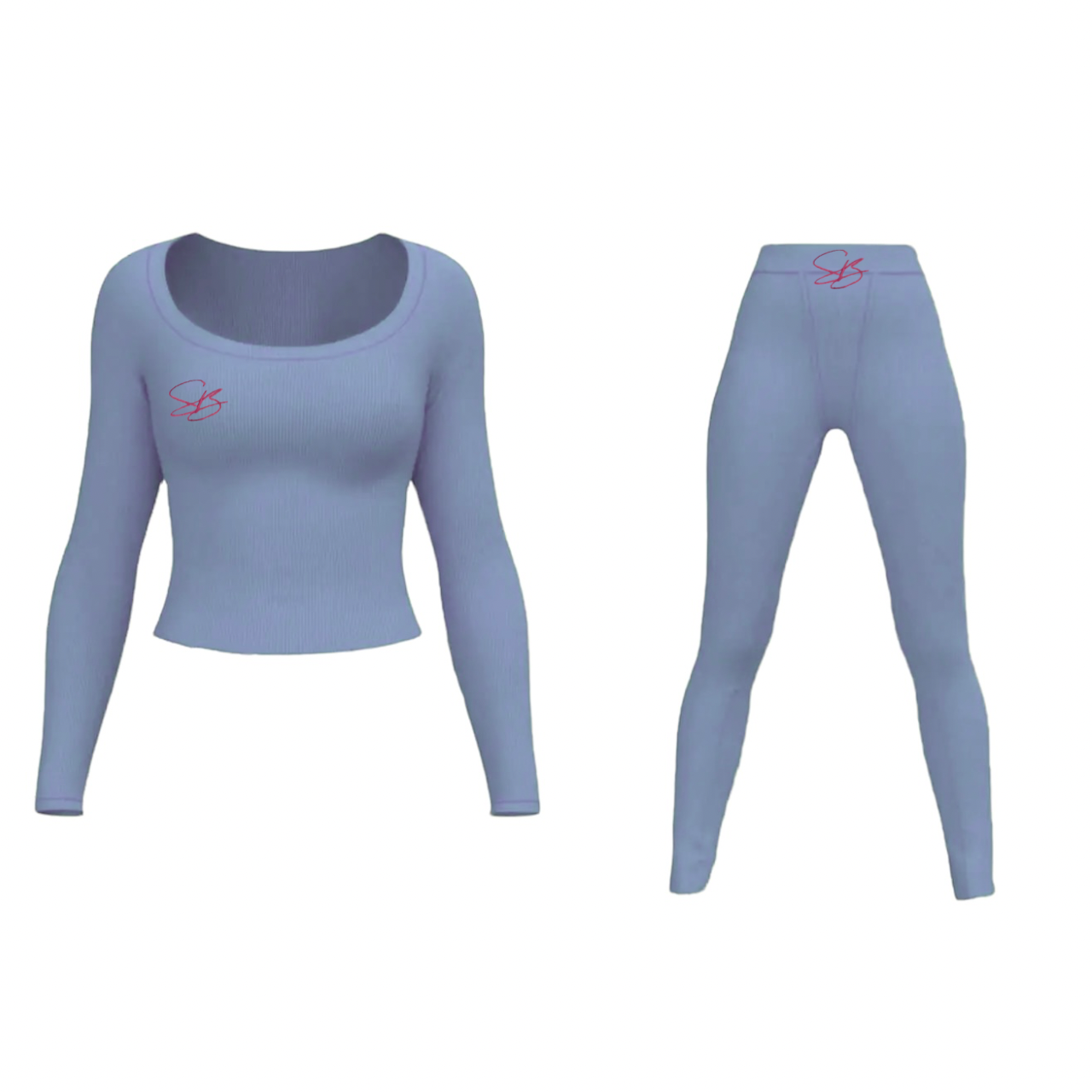 S.B. RIBBED LOUNGE SET— LONGSLEEVE