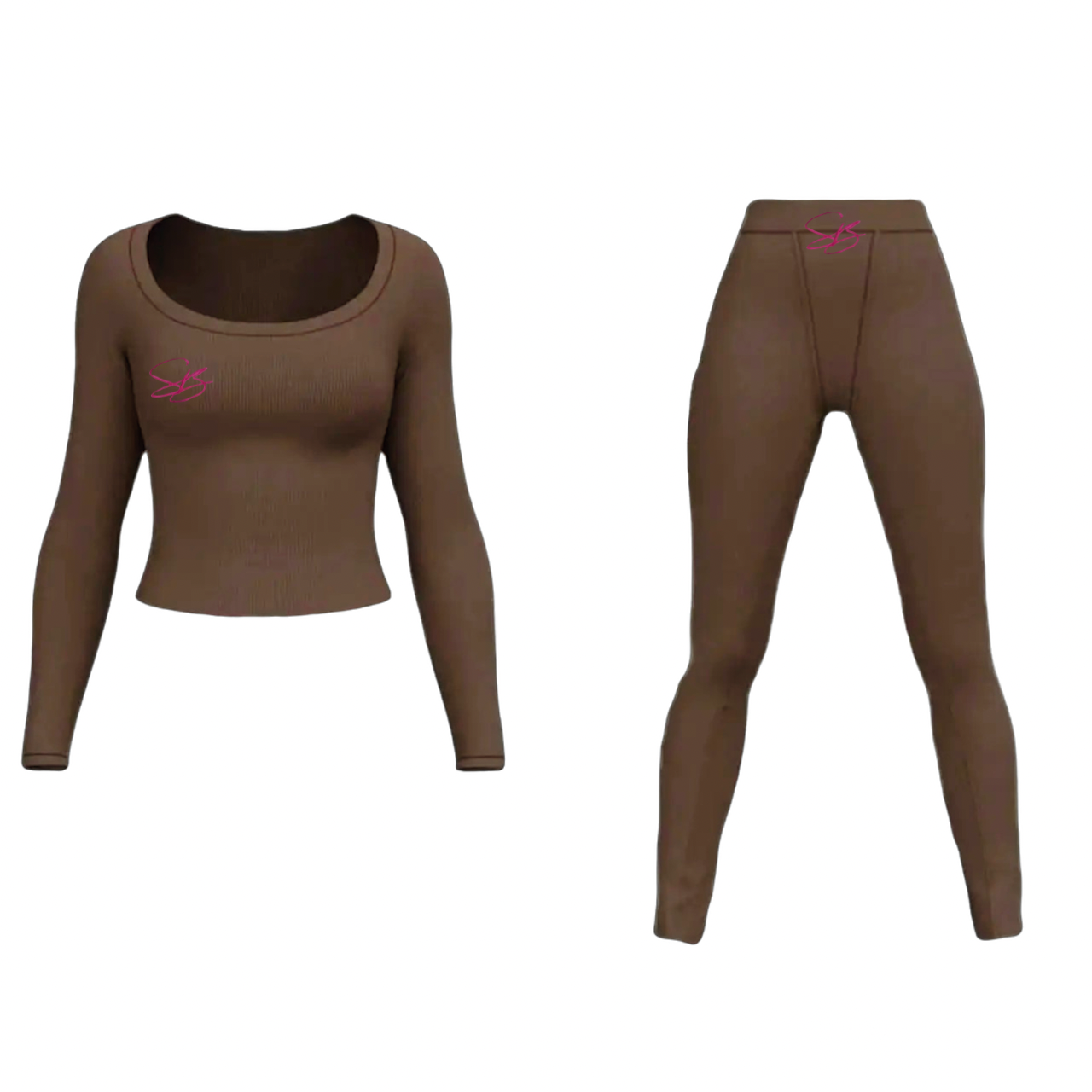 S.B. RIBBED LOUNGE SET— LONGSLEEVE