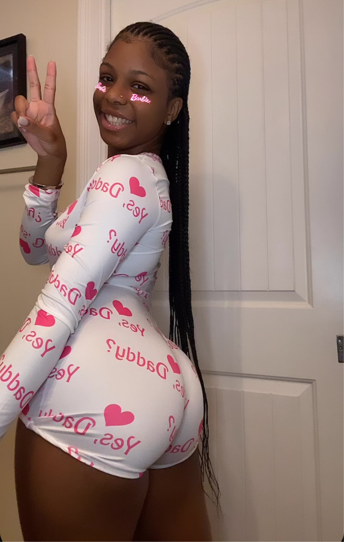 YES DADDY LONG SLEEVE ONESIE